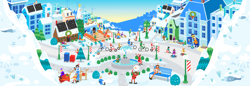 Google dan Santa Claus bersatu untuk membawa semangat Natal 1