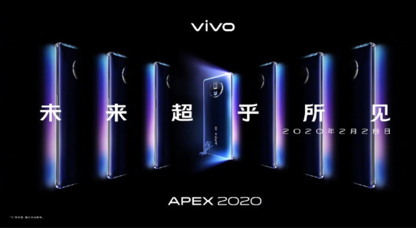 Vivo APEX 2020 5G: Snapdragon 865 e design da urlo