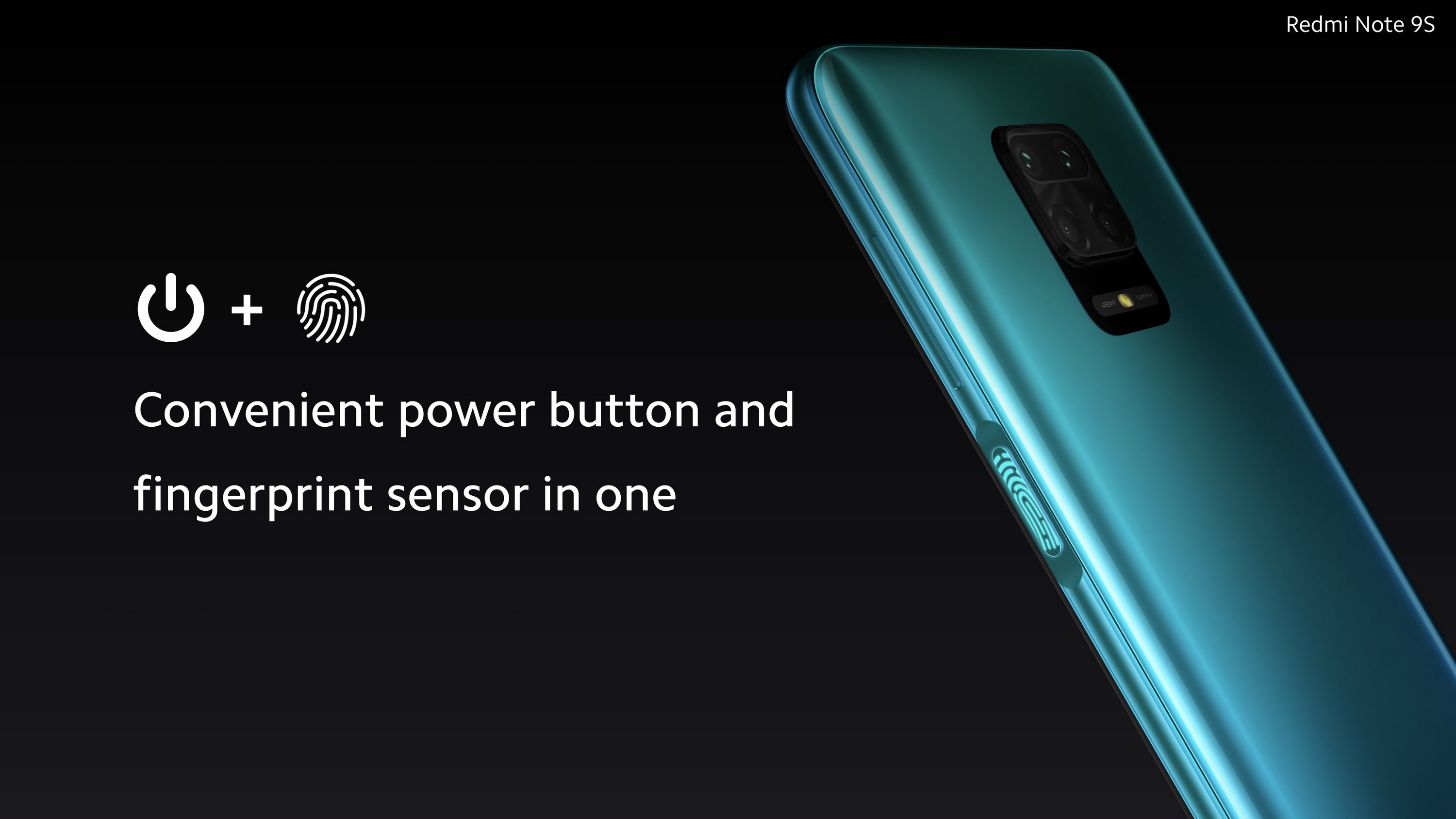 Xiaomi Redmi Note 9 Pro сканер отпечатка пальца