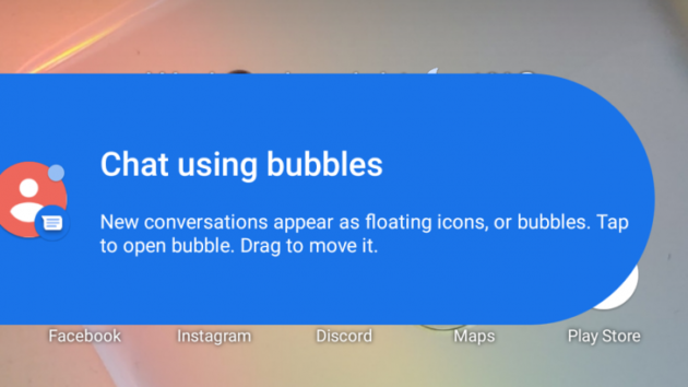 Google Messaggi aggiunge il supporto alle notifiche a bolla