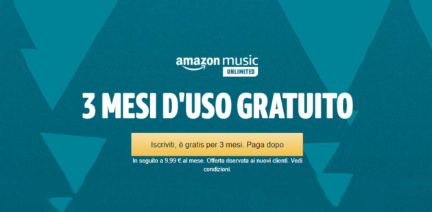 Amazon Music Unlimited: Ecco come ottenere 3 mesi gratuiti