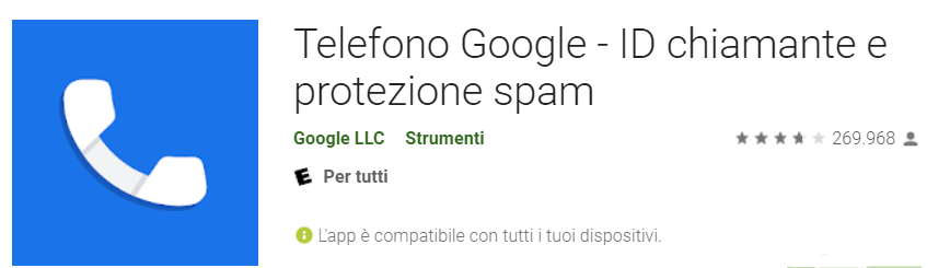 telefono google