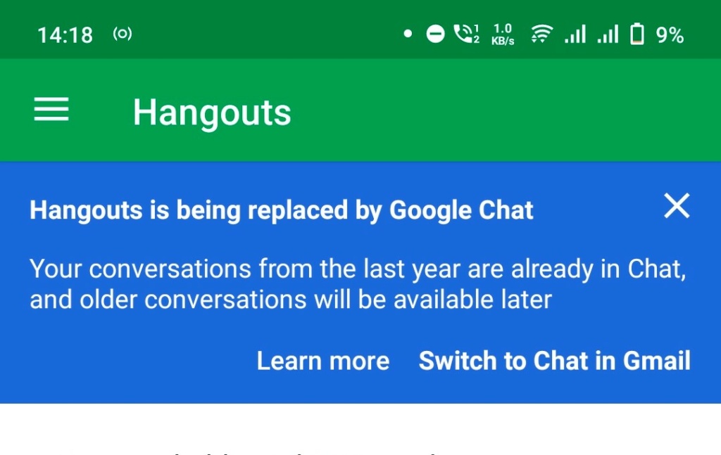 Hangouts