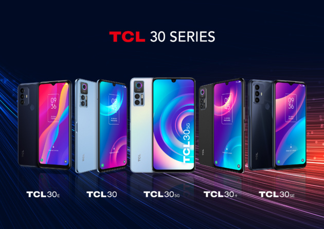 [MWC 2022] TCL presenta 5 nuovi smartphone della serie 30