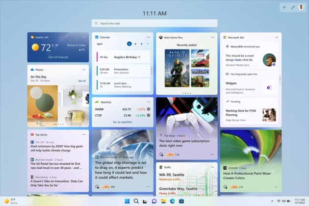 Il widget di Facebook Messenger arriva Windows 11