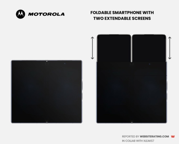 Motorola sta lavorando a uno smartphone pieghevole con due display espandibili
