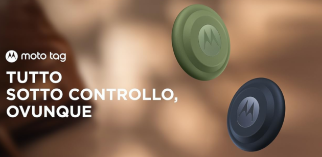 Ufficiali i nuovi Moto tag con Ultra Wideband: sono i primi con supporto Find Hub